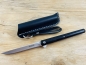 Mobile Preview: Haller Messer elegant und praktisch in Lederhülle - Ebenholzgriff