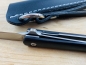 Mobile Preview: Haller Messer elegant und praktisch in Lederhülle - Ebenholzgriff