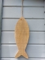 Preview: Holz Fisch Beo zum Hängen oder als Tablett maritime Dekoration