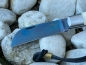 Mobile Preview: Otter Anker Messer Kochen gebläute C75 Stahl Klinge Handmade in Solingen