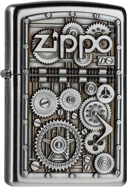 ZIPPO Steampunk Gear Wheels Zahnräder Feuerzeug
