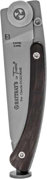 Rattray's Explorer Horn schwarz Messer Pfeifenmesser