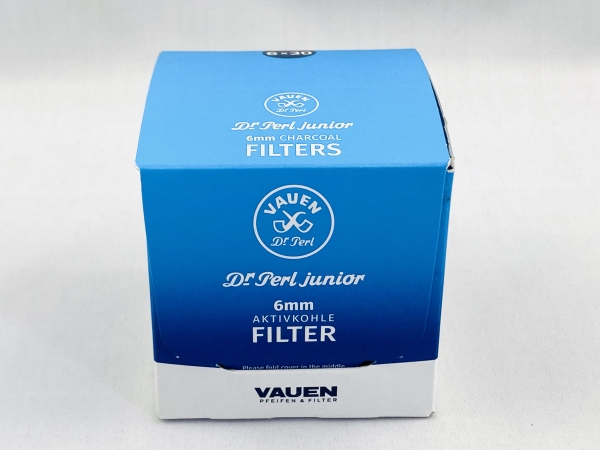VAUEN Dr. Perl 6mm Filter - Aktivkohle 6 x 30 Filter