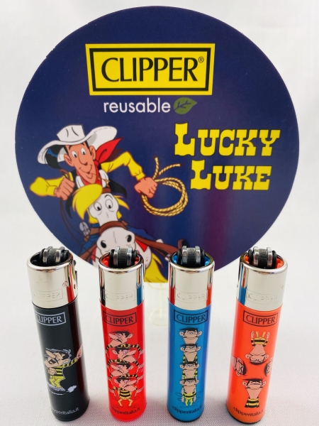 Clipper Lucky Luke Edition Feuerzeug 4er Set No.3