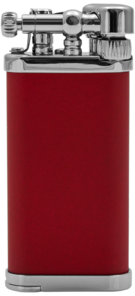IM Corona Chrome Mantel rot Feuerzeug der Old Boy Klassiker Made in Japan Pfeife