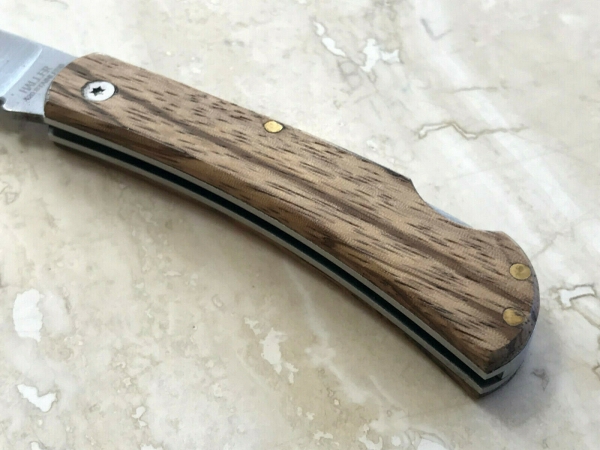 Haller Taschenmesser / kompaktes Freizeitmesser Zebraholzgriff 6cm Klinge