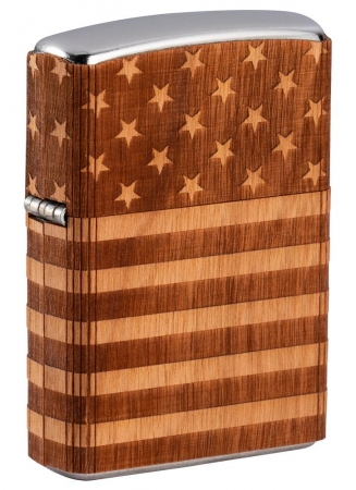 ZIPPO Woodchuck USA American Flag Wrap Neuheit 2021 Benzin Feuerzeug - 60005671