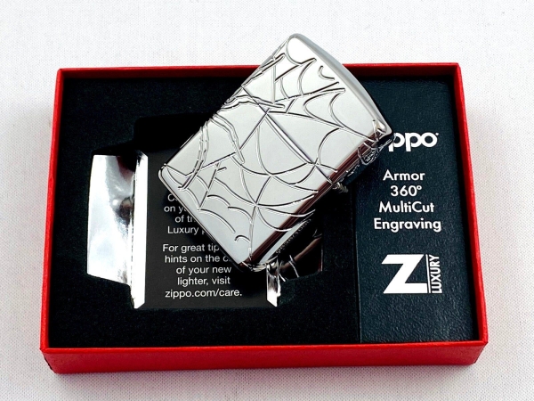 ZIPPO Spider Deep Carved Spinne Armor Case Limited Edition