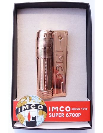 IMCO Super Triplex Feuerzeug mit Logo Copper